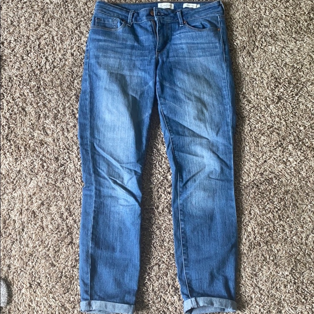 Cropped skinny jeans